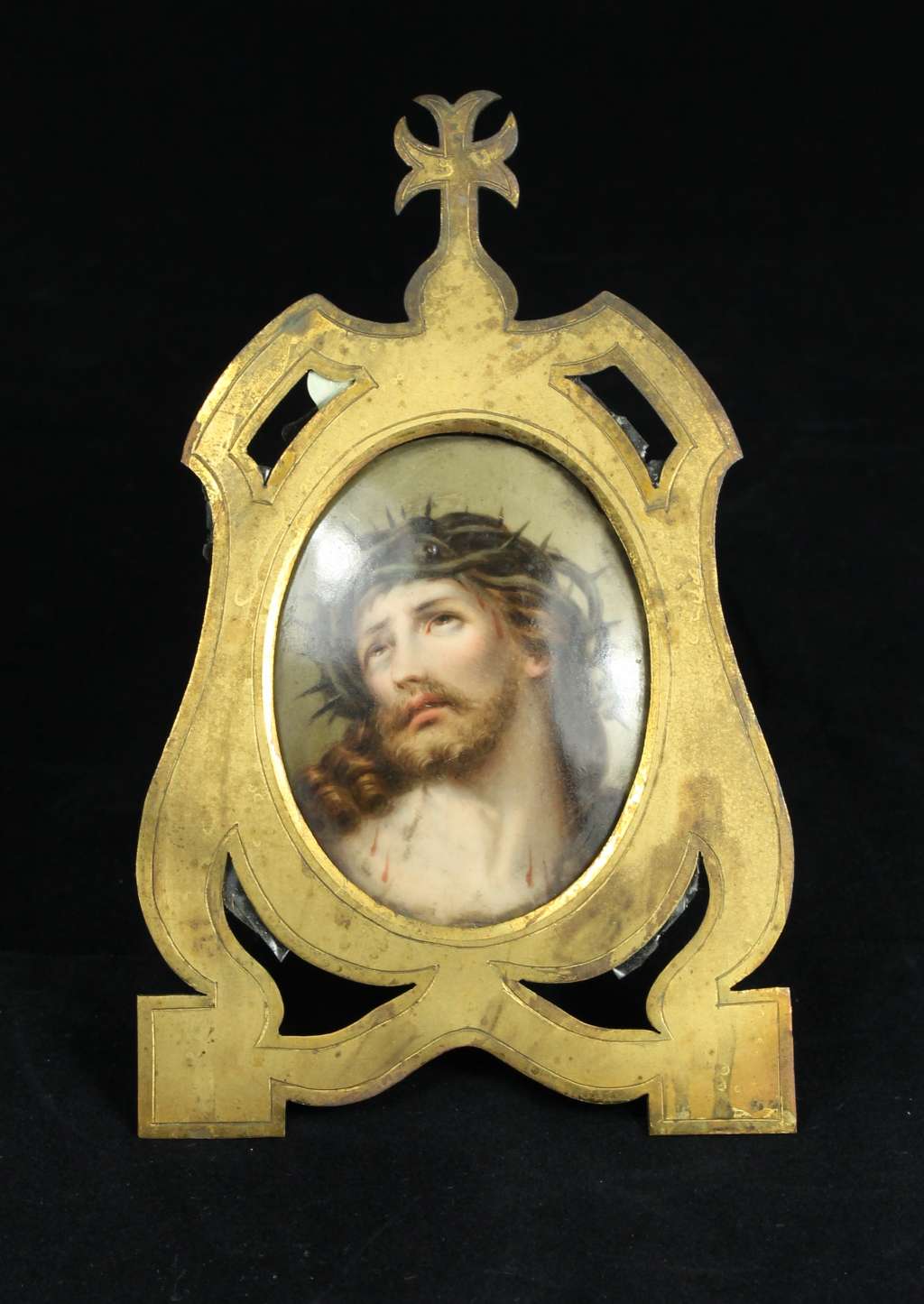 Ježíš Kristus, malba na porcelánu