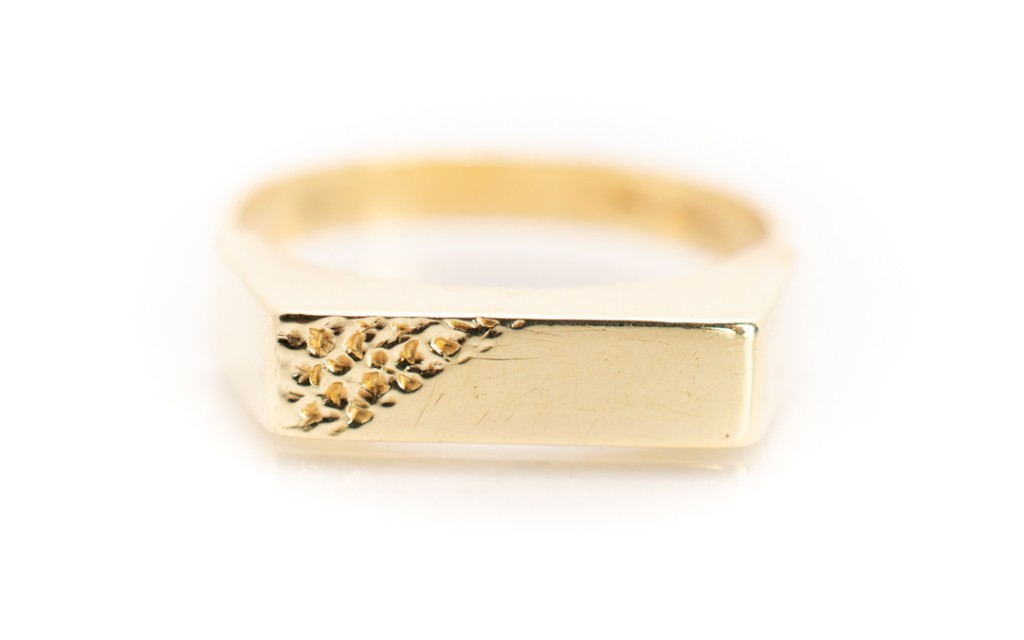 Zlatý pánský prsten, vel. 64