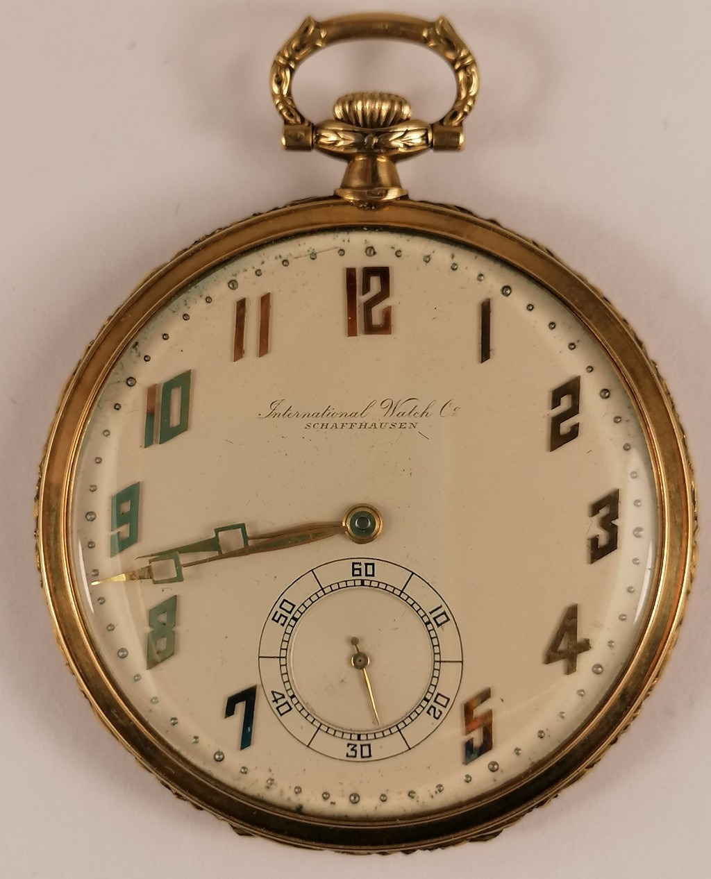 Shaffhausen - zlaté kapesní hodinky