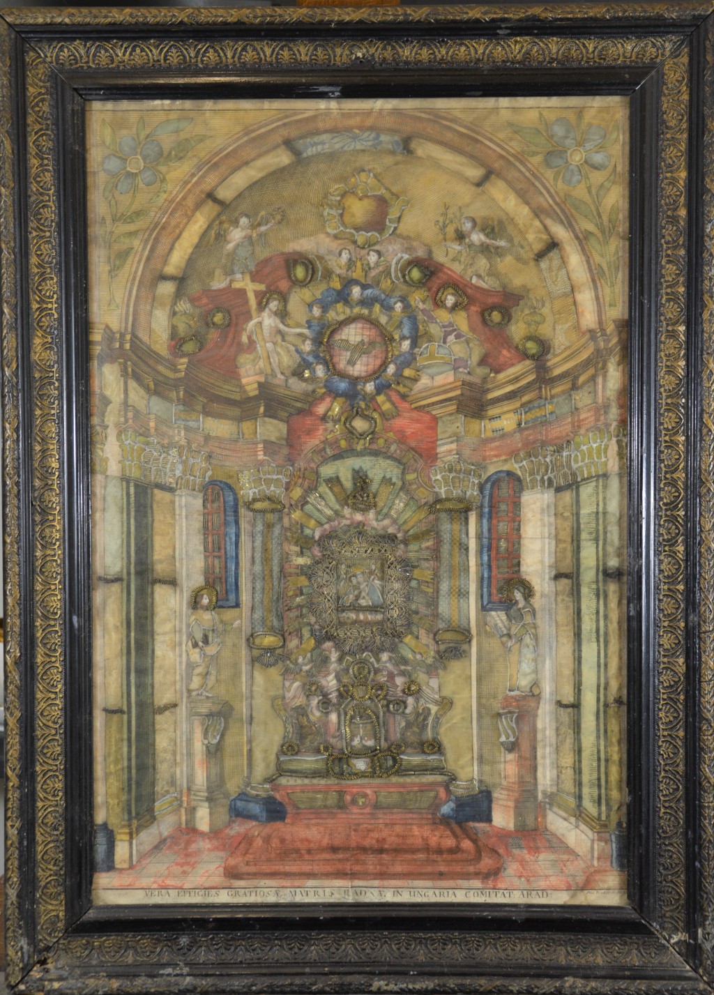 interiér kostela - relikviář
