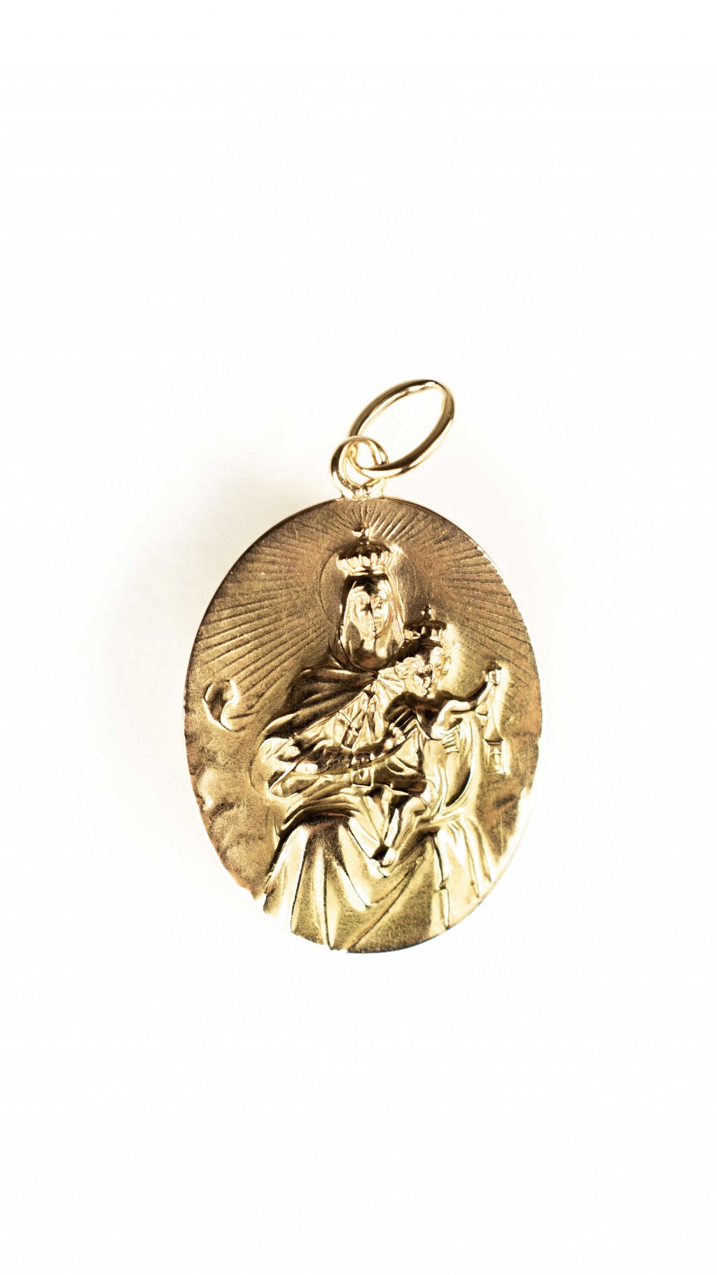 Zlatý přívěsek, oboustranný Marie - Josef, 1,86g