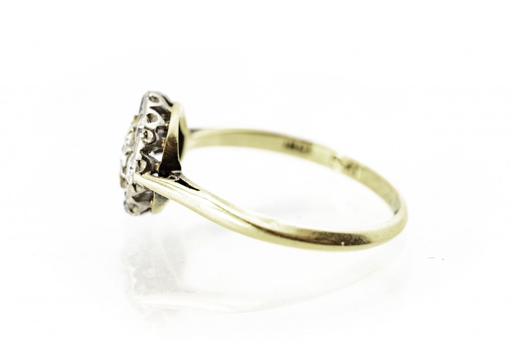 Zlatý prsten s brilianty 1,05 ct -vel. 54