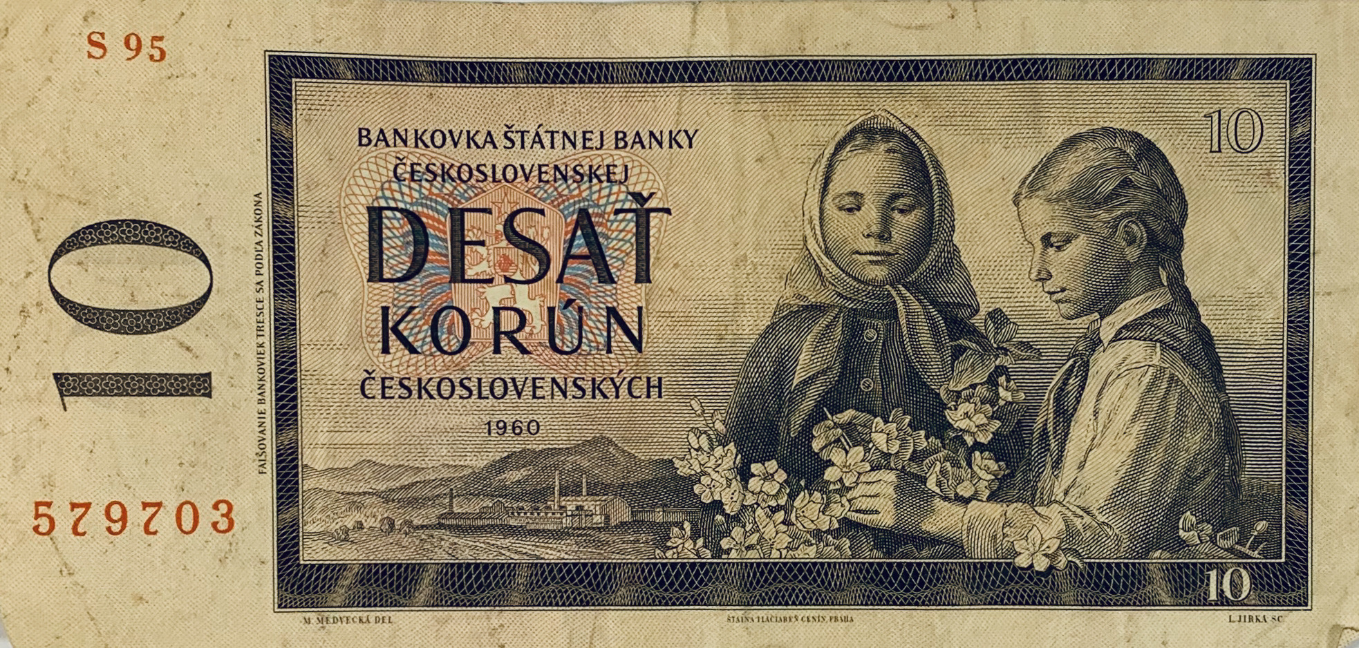 10 korun, 1960