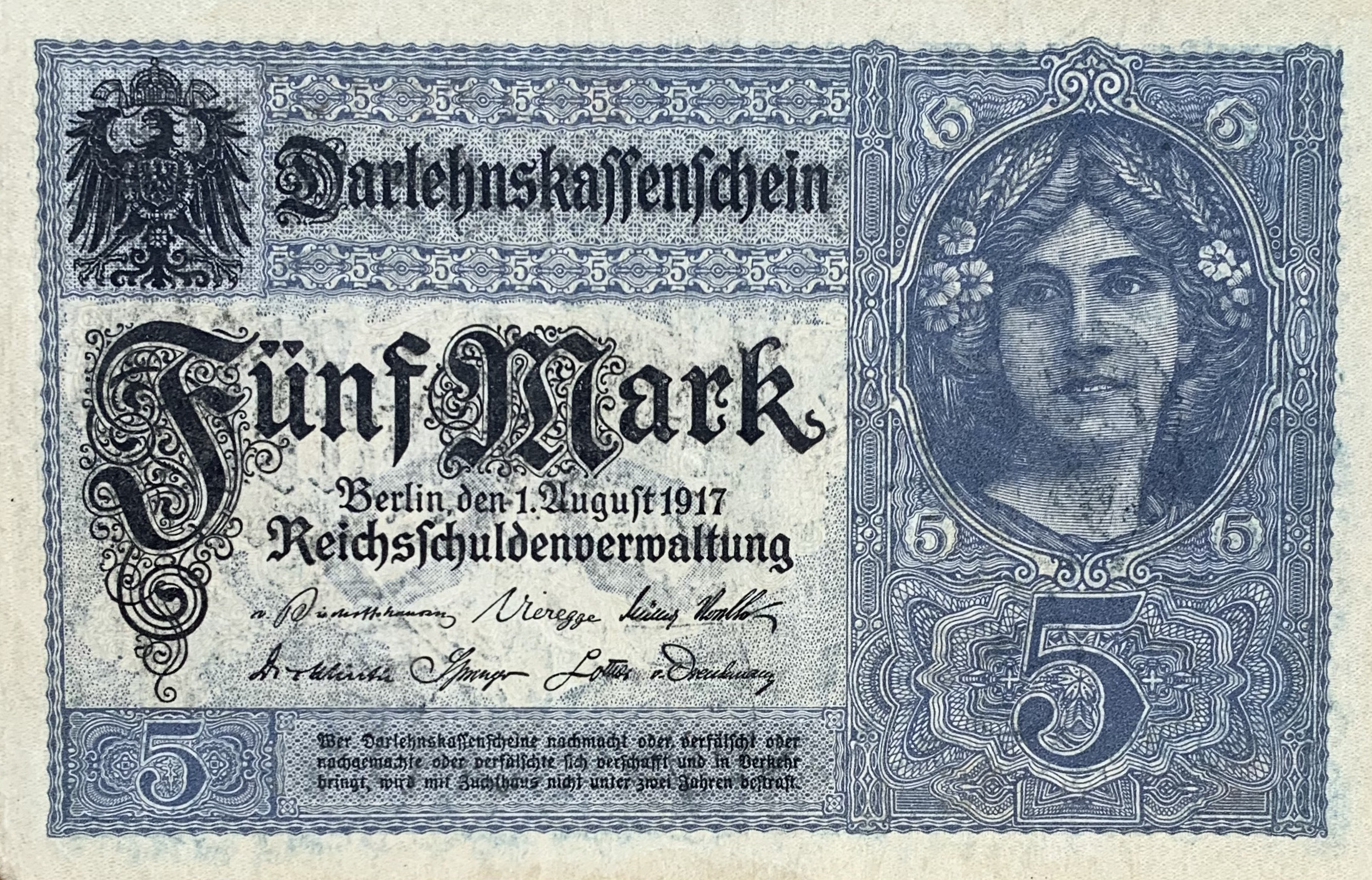 5 mark, 1917