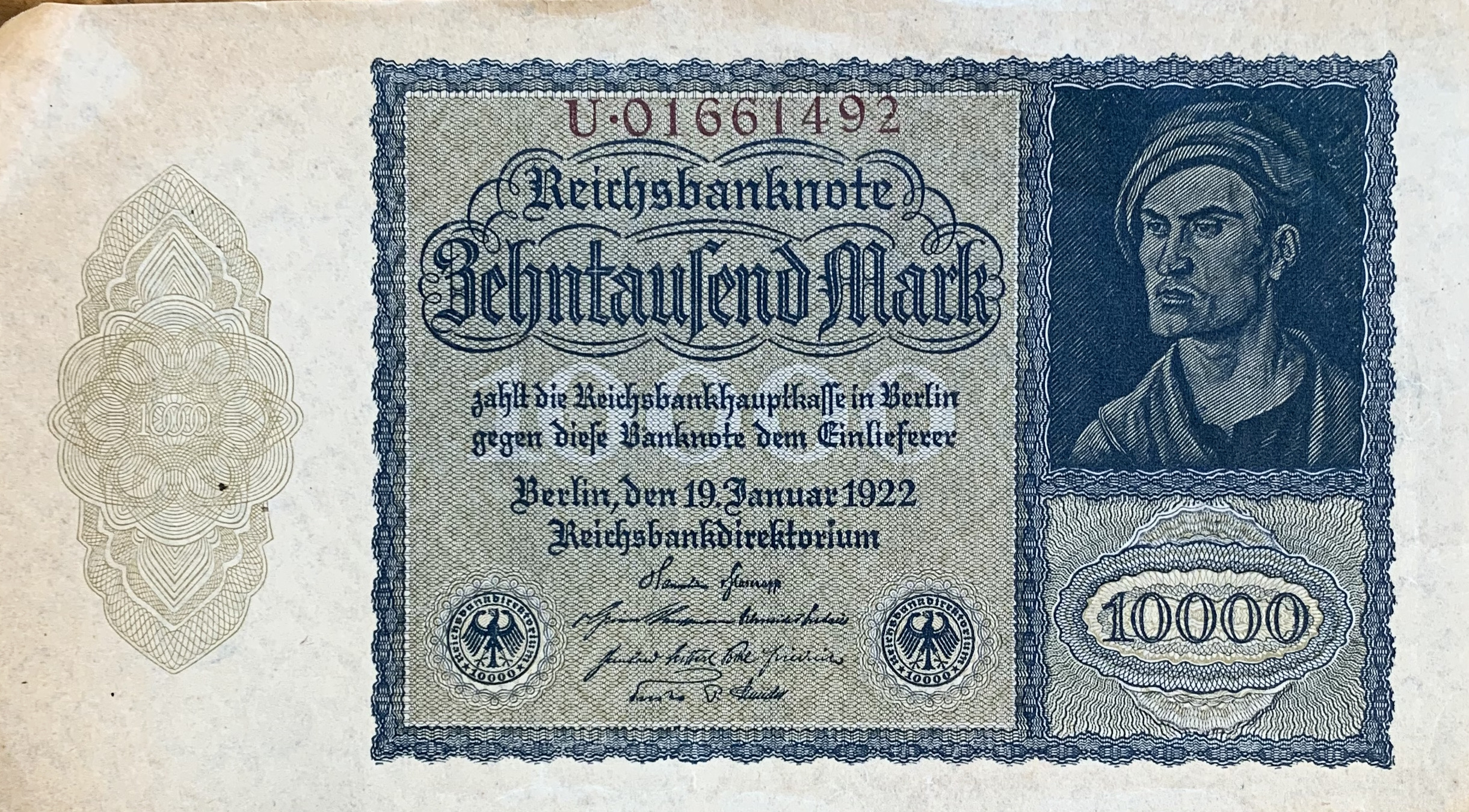 10 000 mark, 1922