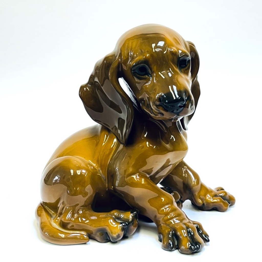 Porcelánová soška, štěně jezevčíka - Rosenthal