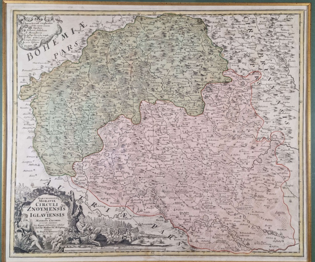Mapa Markrabství Moravského