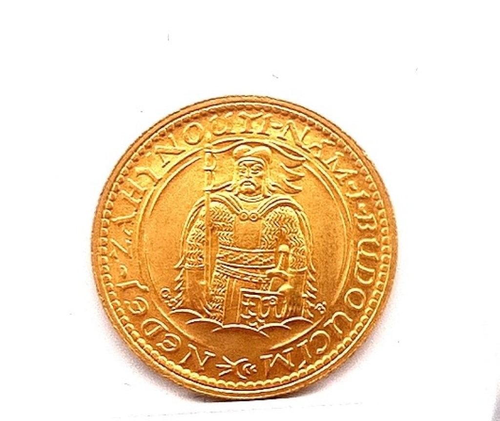 Zlatá mince Svatováclavský dukát, 1923