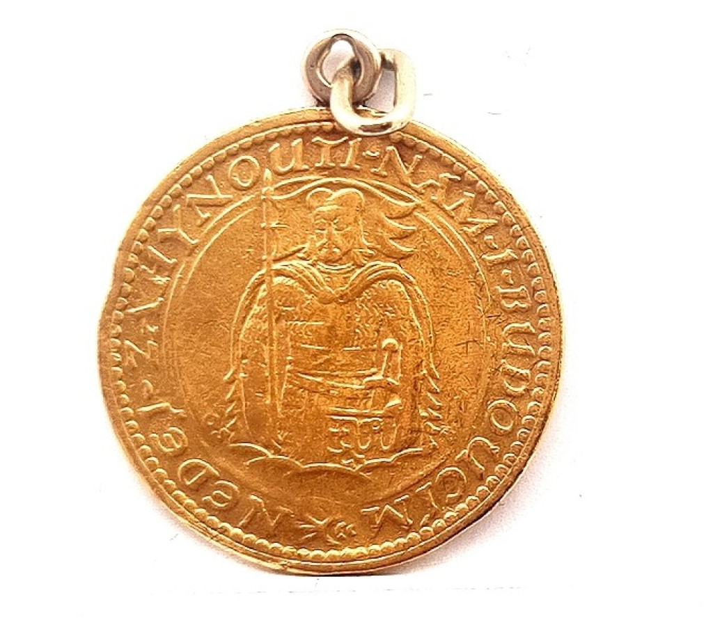Přívěs - Zlatá mince Svatováclavský dukát, 1933