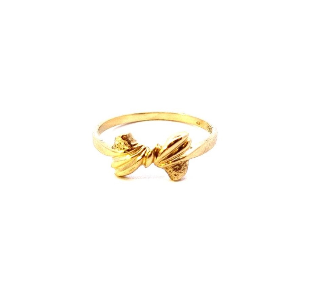 Zlatý prsten s mašličkou, vel. 56