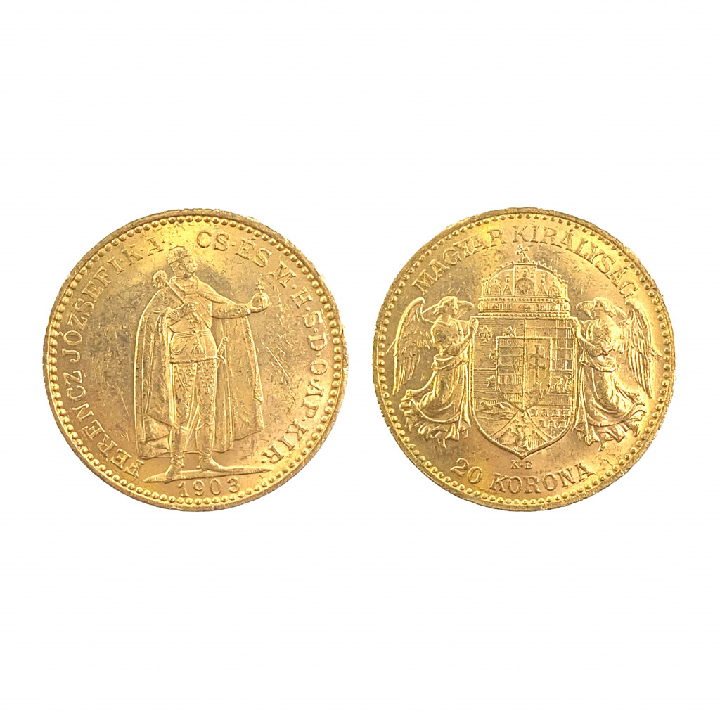 Zlatá dvacetikoruna 1903 Franz Josef I.