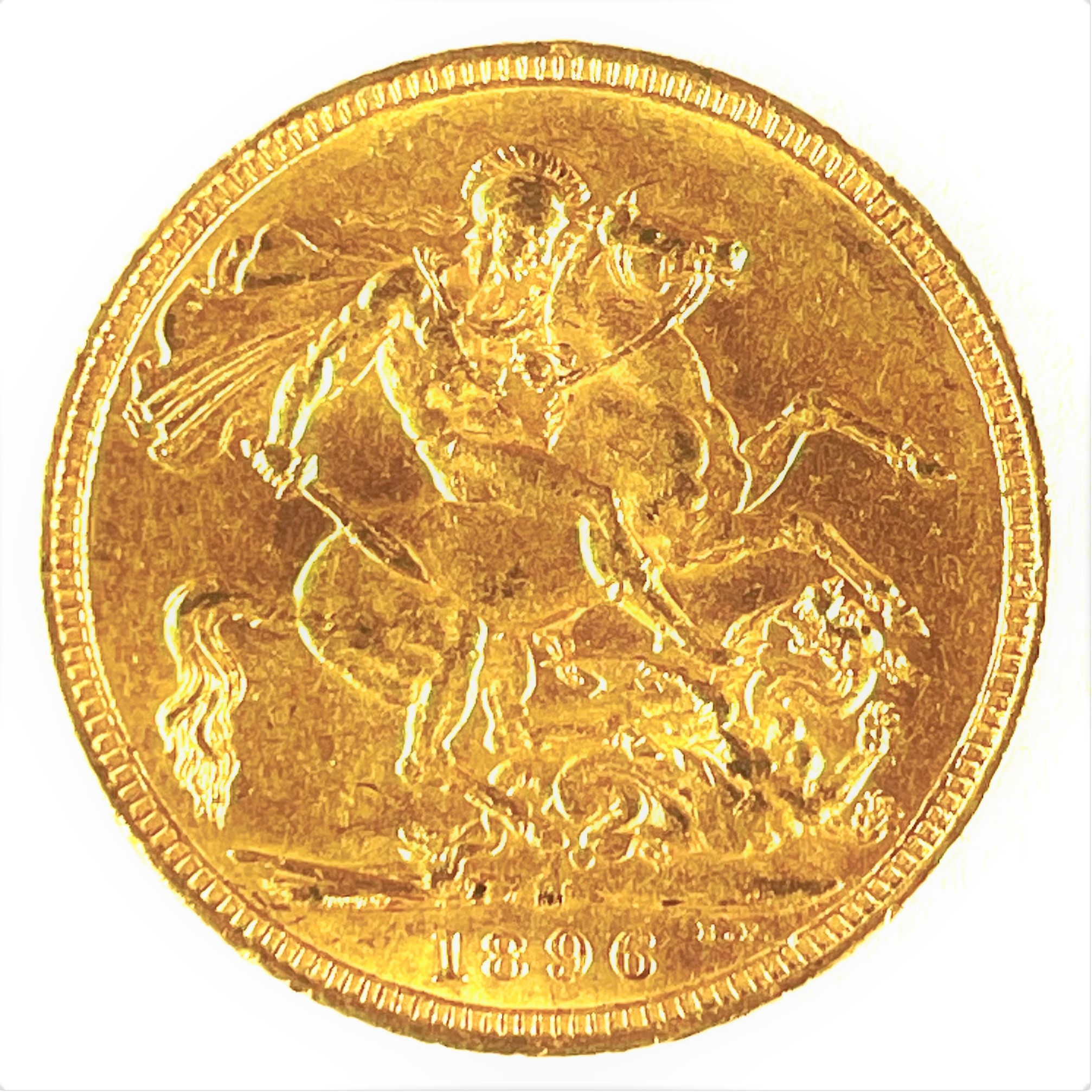 23. Zlatý Sovereign, královna Viktorie, 1896