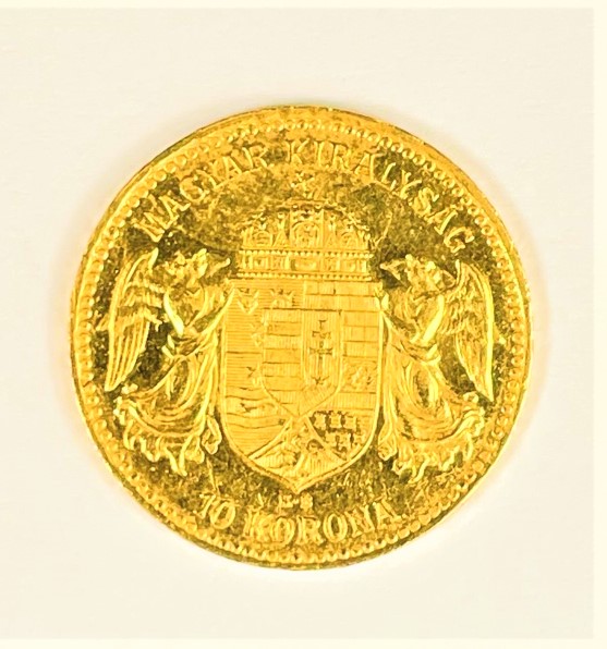 Zlatá mince 10 koruna Františka Josefa I. 1913