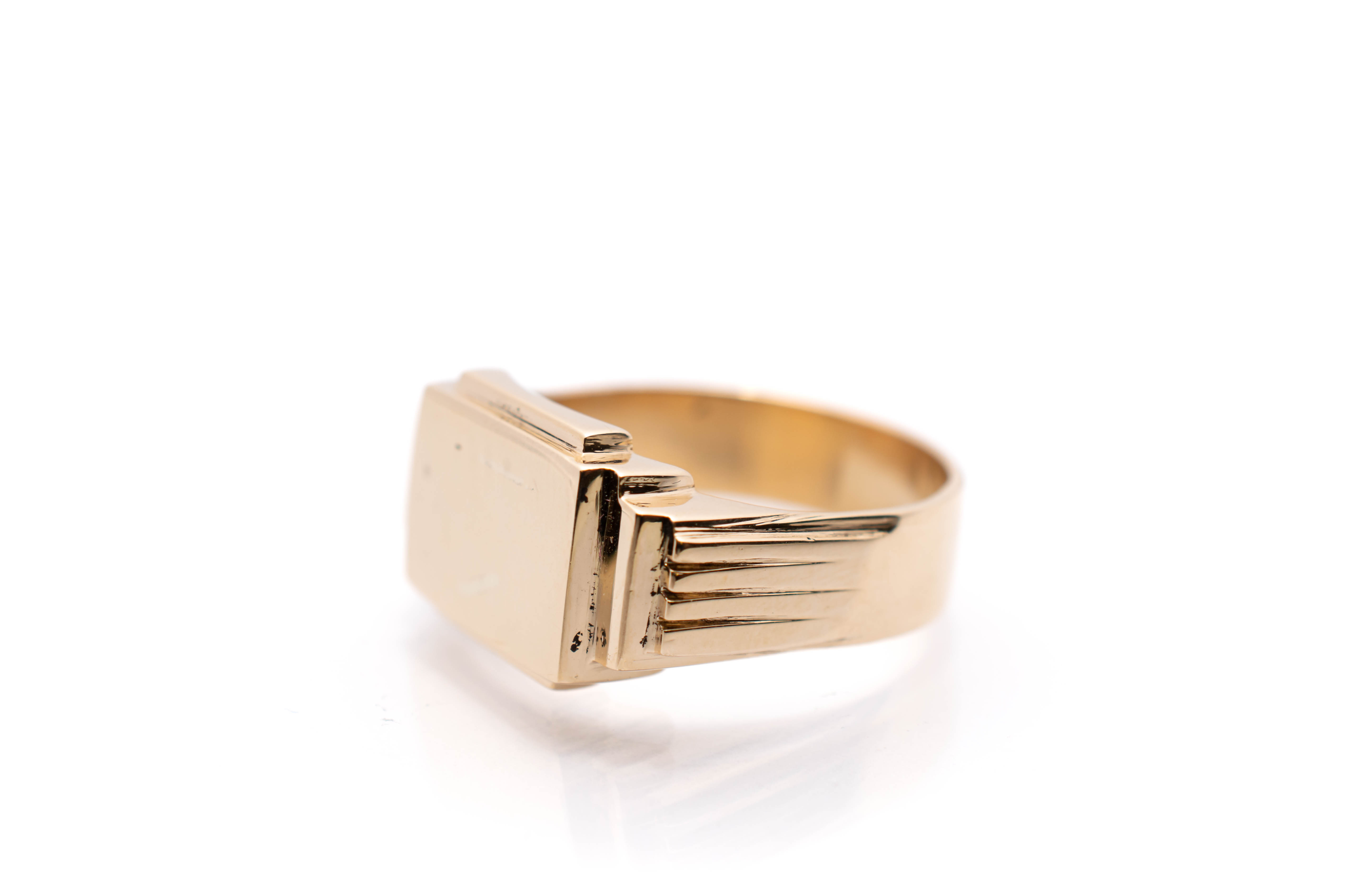 Zlatý pánský prsten, vel. 68