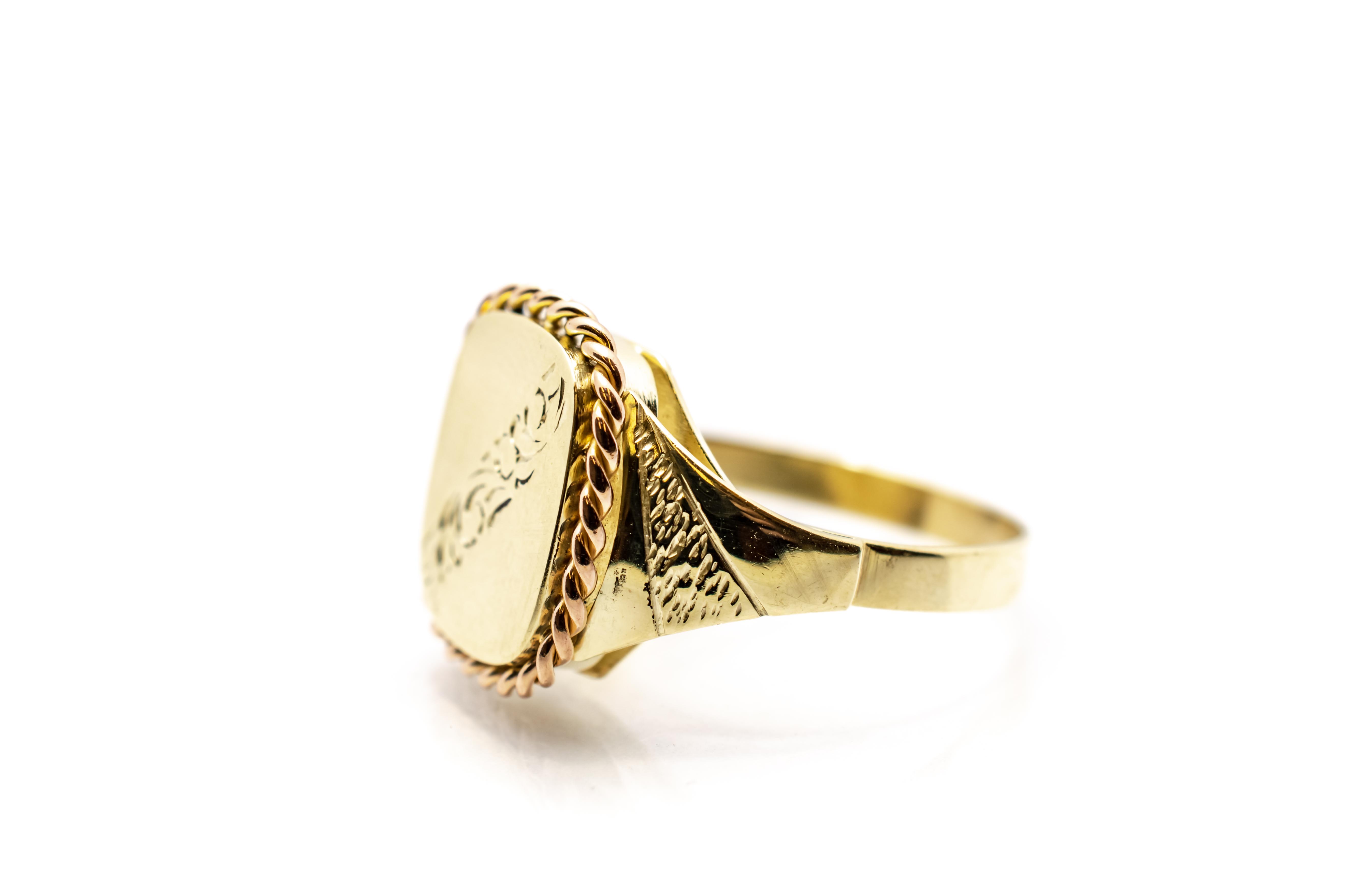 Zlatý prsten pánský, vel. 58
