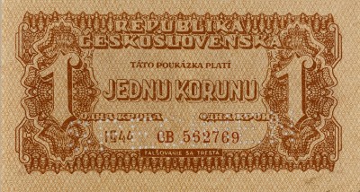 1 koruna, 1944