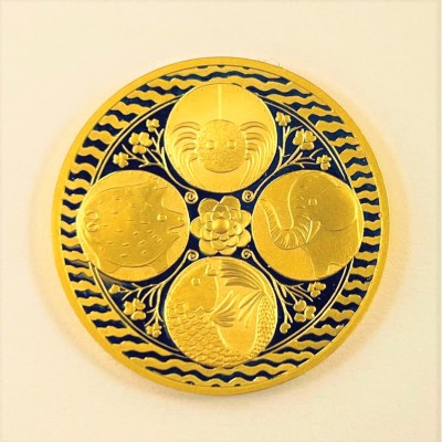 Zlatá mince, čtyřlístek