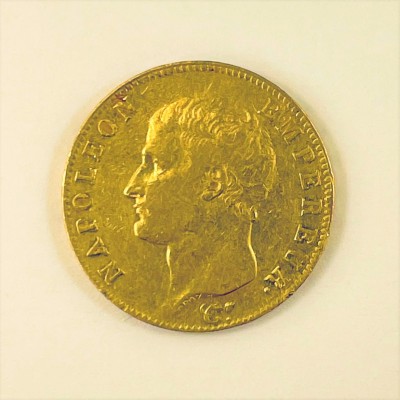 Zlatá mince Napoleon Bonaparte, 20 franků