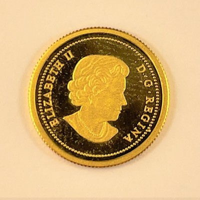 Royal Canadian Mint, Pure Gold coin,5 dollars