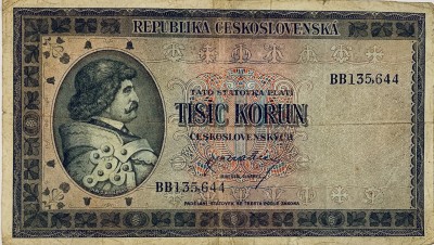 1000 korun, 1945