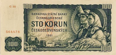100 korun, 1961