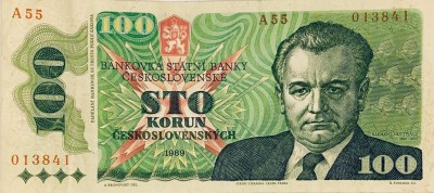 100 korun, 1989