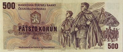500 korun, 1973