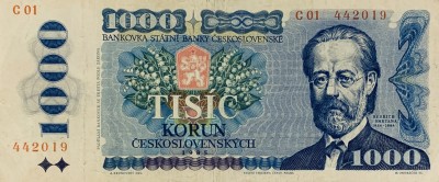 1000 korun, 1985