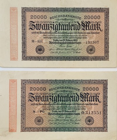 20 000 mark, 1923