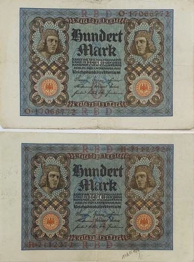 100 mark, 1920
