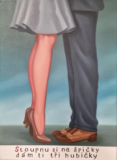 Básníkova romance, 55 x 40 cm