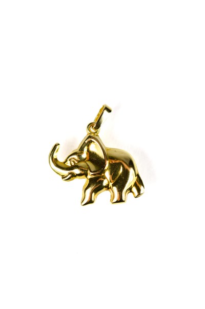Zlatý přívěs slon