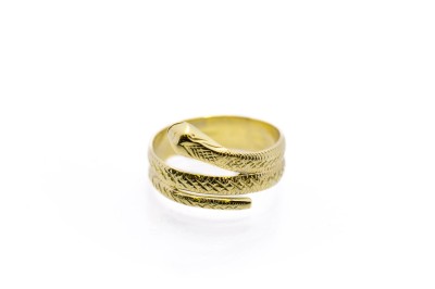 Zlatý prsten - had, vel. 53