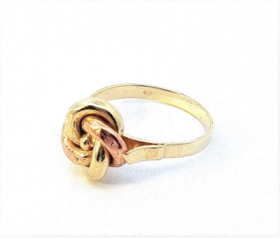 Zlatý prsten - uzel, vel. 59