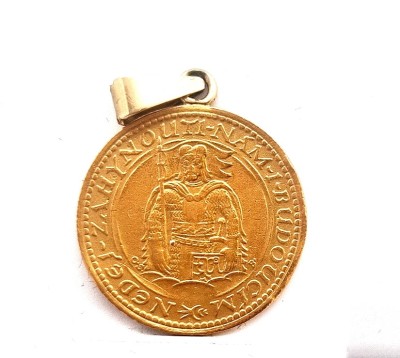 Přívěs - Zlatá mince Svatováclavský dukát 1933