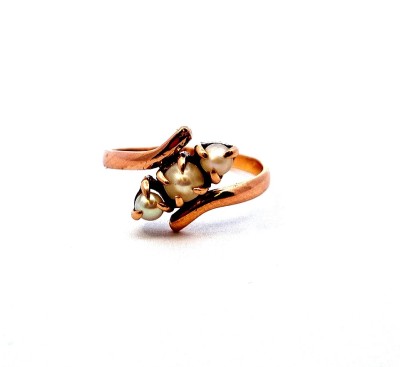 Zlatý prsten s perlami, vel. 54
