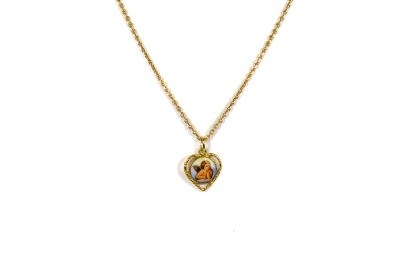 Zlatý náhrdelník s přívěskem - andílek, 4,12g