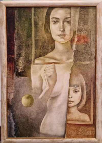 Žena s jablkem II