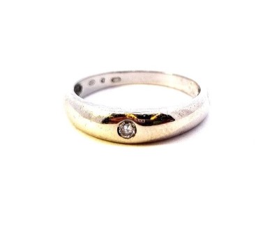 Zlatý prsten s diamantem, vel. 51