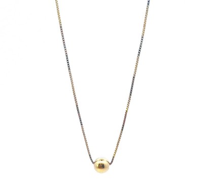 Zlatý náhrdelník s kuličkou, 1,25 g