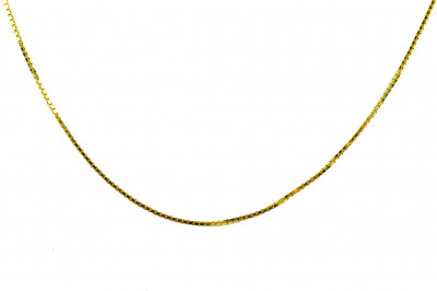 Zlatý řetízek typu kostka 2,25 g