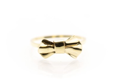 Zlatý prsten mašlička, vel. 59