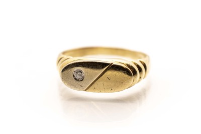 Zlatý pánský prsten, vel. 66