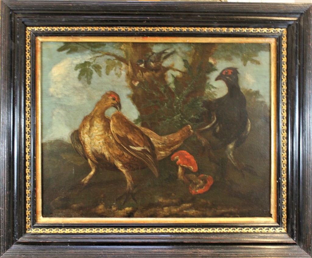 Ptactvo a houby, konec 17. stol.