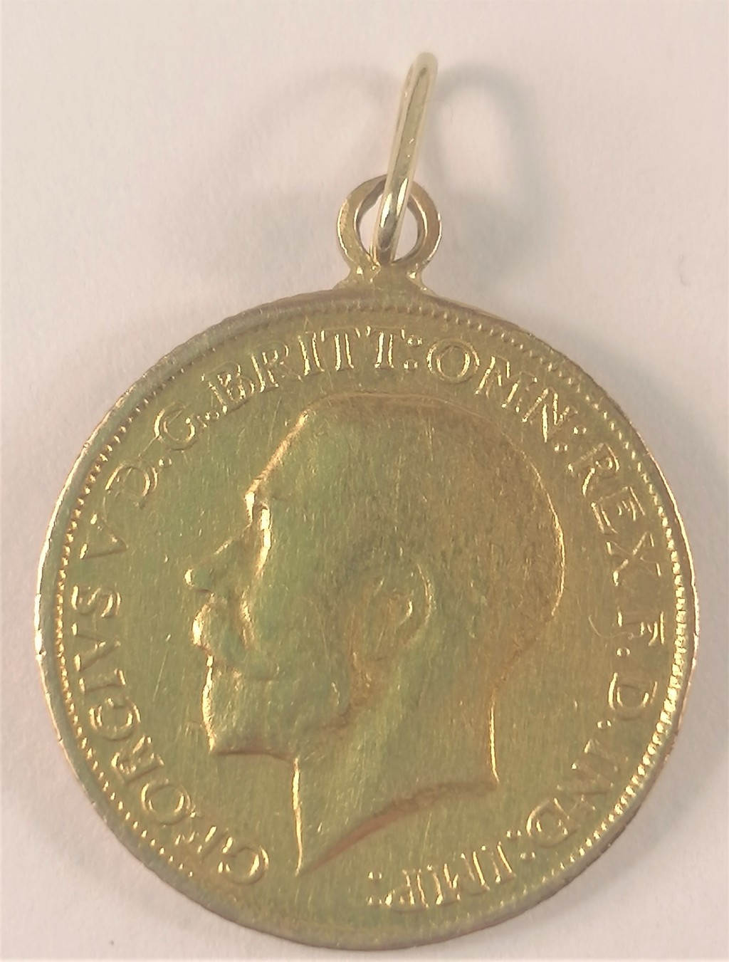 Zlatý sovereign Král Jiří V.